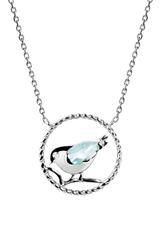 Collier Argent et saphir
