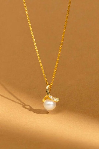 Pendentif Phenix Or jaune et perle de culture