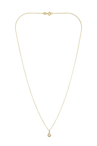 Pendentif Ambiante  Or jaune et perle de culture