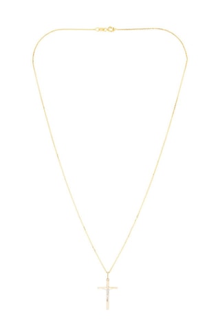 Pendentif Croix de Jésus Or jaune