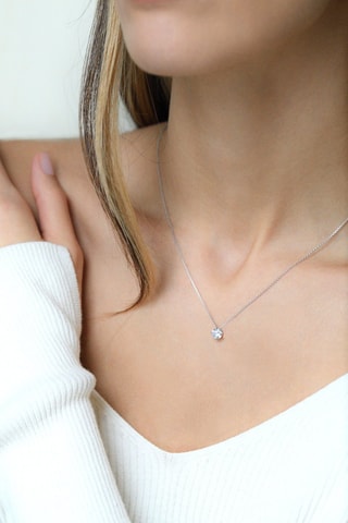 Pendentif Splendeur Or blanc