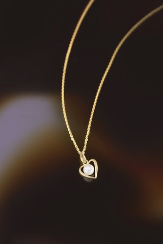 Pendentif Lova Pearl Or jaune et perle d'eau douce