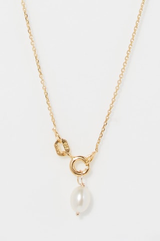 Pendentif Gama Perle Or jaune et perle d'eau douce