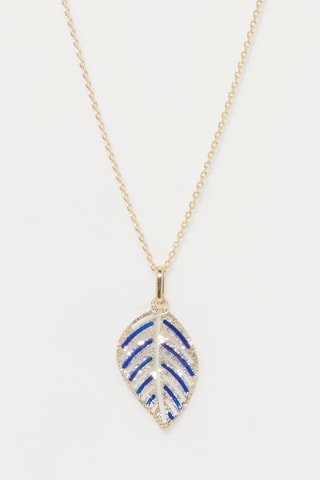 Pendentif Feuilles pendantes Or jaune