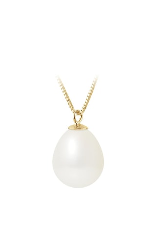Collier - Or jaune et perle de culture d'eau douce