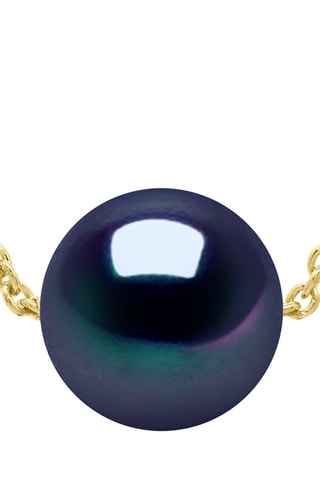 Collier - Argent plaqué or jaune et perle d'eau douce