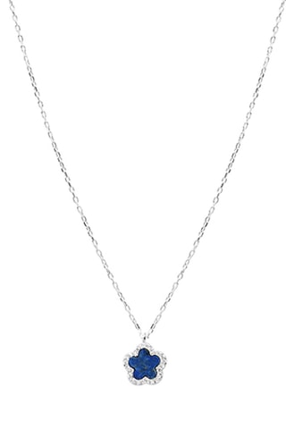 Collier - Argent et lapis-lazuli