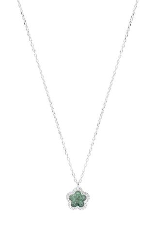Collier - Argent et aventurines