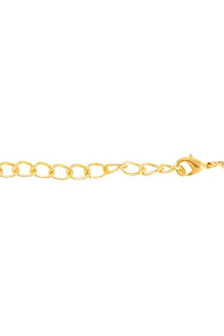 Collier doré à l'or fin jaune - Iolite et apatite