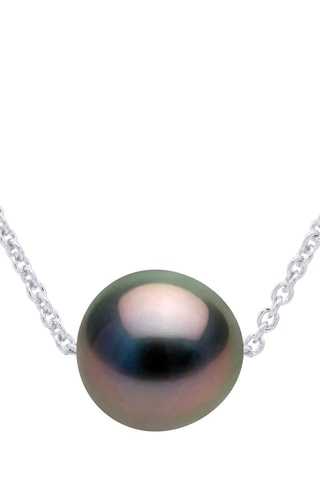 Collier Argent et perle de culture de Tahiti