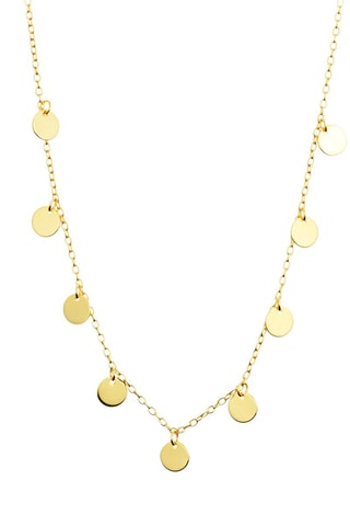 Collier - Argent plaqué or jaune