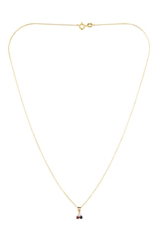 Pendentif Joli Trio Or jaune, saphir et rubis