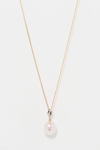 Pendentif Perla - Or jaune, diamants et perle de culture
