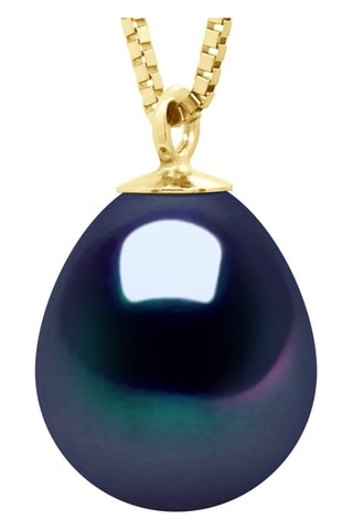 Pendentif - Argent plaqué or jaune et perle d'eau douce