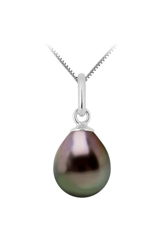 Pendentif - Or blanc et perle de culture de Tahiti