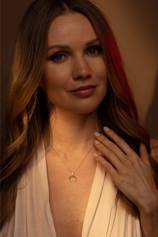 Pendentif Demi lune Or jaune