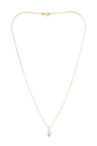 Pendentif Luna  Or jaune et diamants