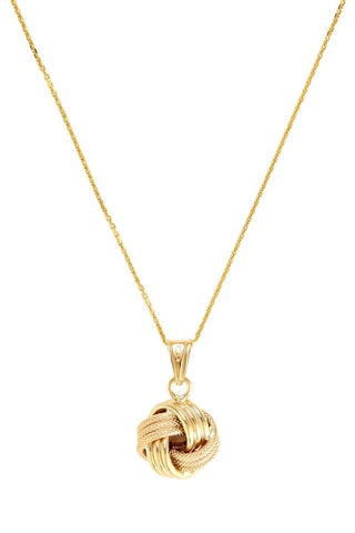 Pendentif Nœud Torsadé Or jaune
