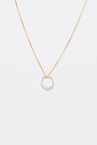 Pendentif Cercle Or jaune et diamants