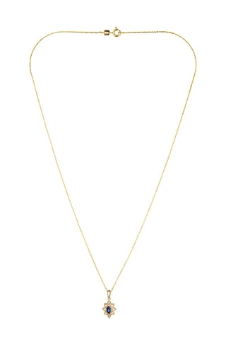 Pendentif Solona Or jaune, saphirs et diamants