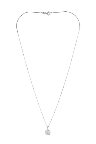 Pendentif The one Or blanc et diamants