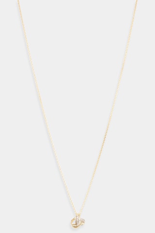 Pendentif Noeud Elegance  Or jaune et diamants