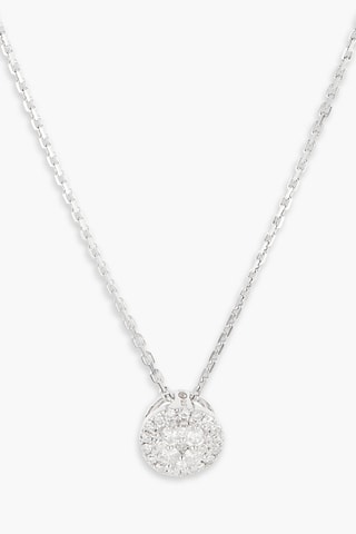 Pendentif Mon Brillant - Or blanc et diamants
