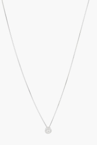 Pendentif Mon Brillant - Or blanc et diamants