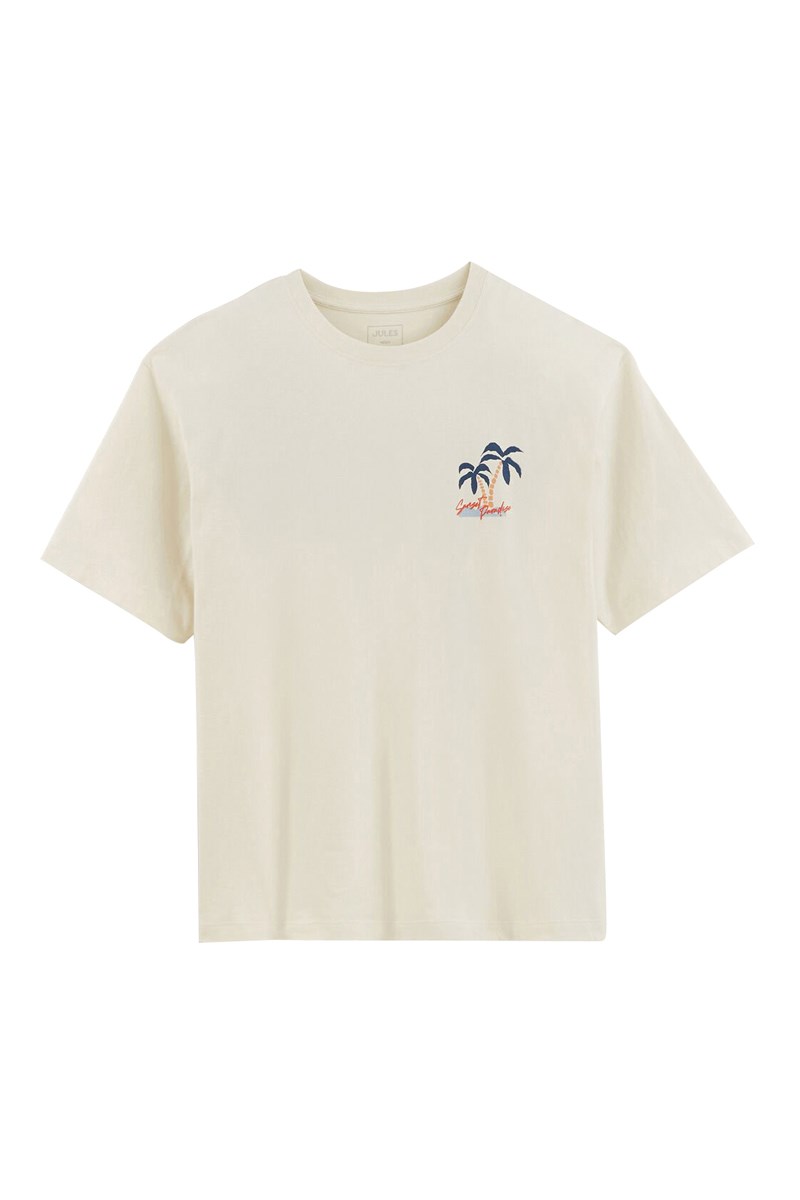 $T-shirt relaxed en coton biologique - Blanc