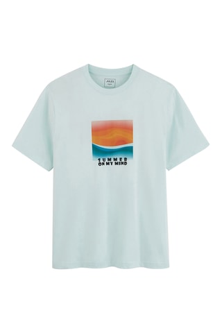 $T-shirt regular - Bleu clair