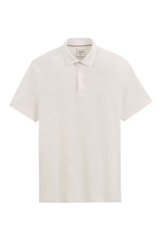 $Polo slim en coton biologique - Blanc