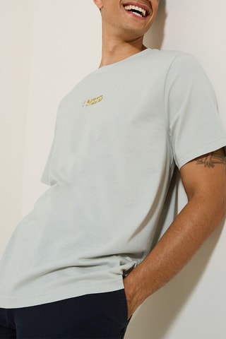 $T-shirt regular - Gris clair