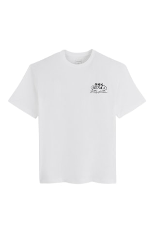 $T-shirt relaxed - Blanc