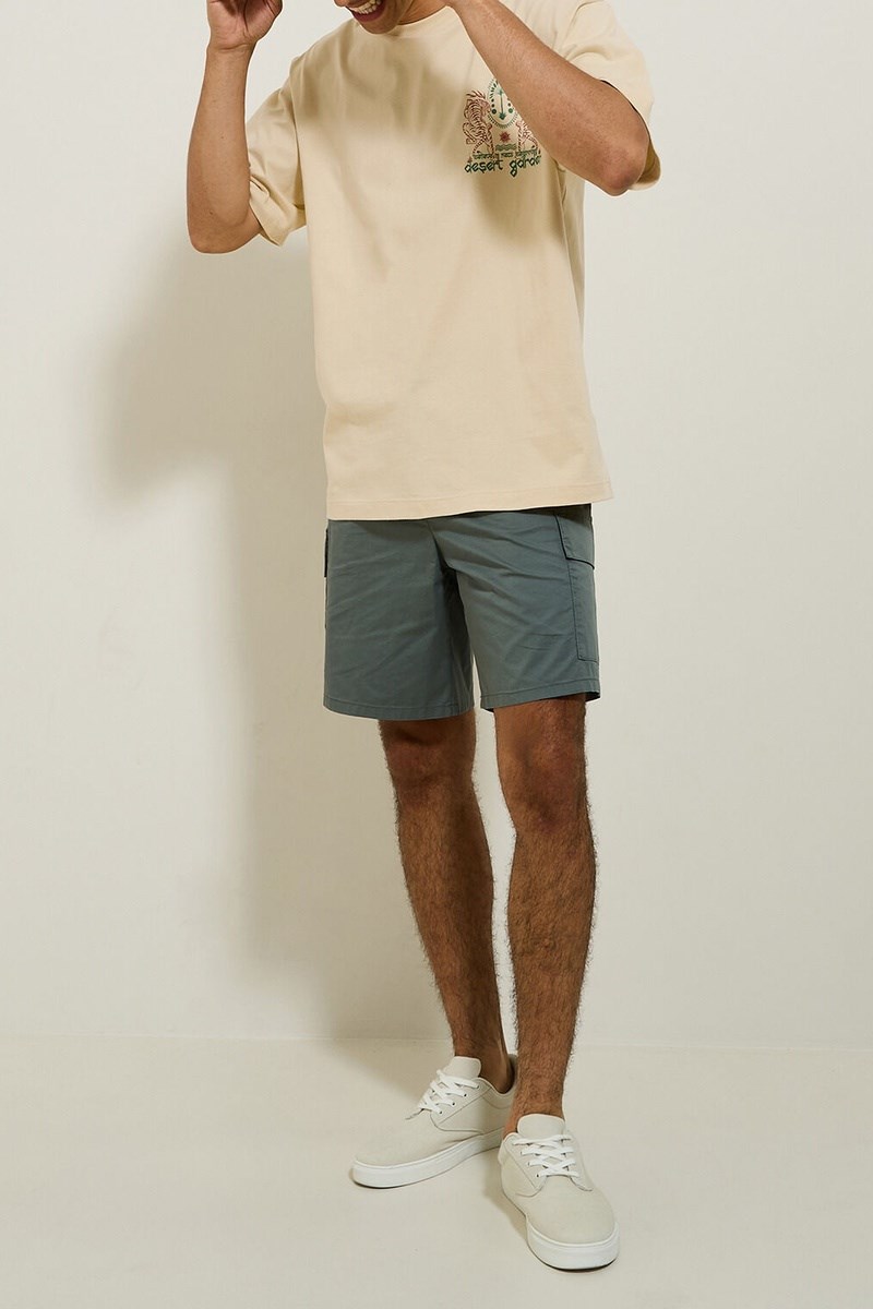 $T-shirt relaxed - Beige
