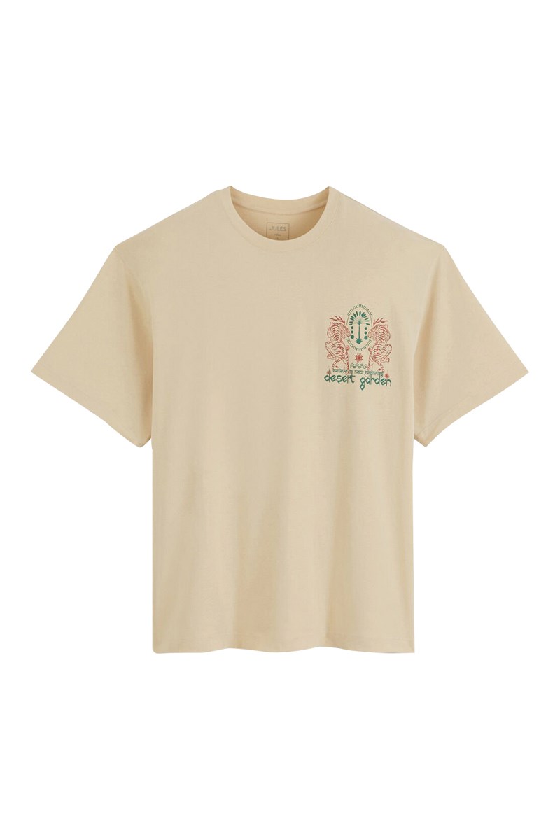 $T-shirt relaxed - Beige