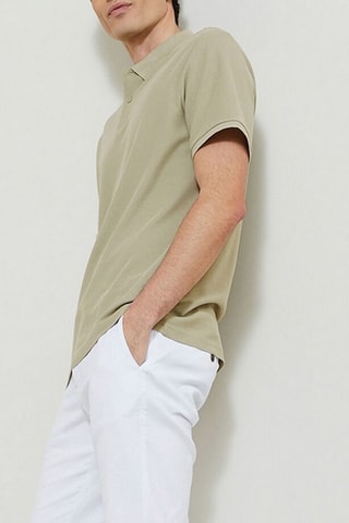 $Polo regular - Kaki