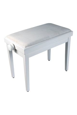 $Banquette piano réglable - Blanc
