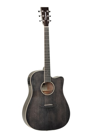 $Guitare acoustique Winterleaf TW5 CE BS CN - Dès 10 ans - Noir