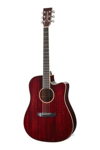 $Guitare acoustique Winterleaf TW5 CE CN - Dès 10 ans - Rouge