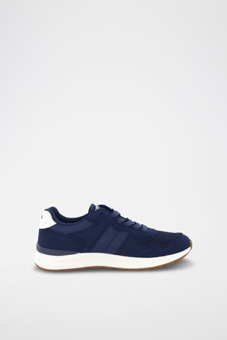 $Sneakers Junior - Bleu foncé et marron