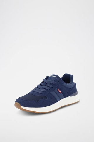 $Sneakers Junior - Bleu foncé et marron