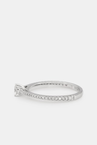 $Solitaire Royal - Or blanc et diamants