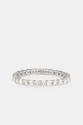 $Bague Mon tour complet - Or blanc et diamants