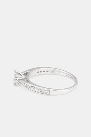$Bague Solitaire Radieux - Or blanc et diamants