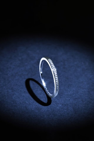 $Bague Alliance My love - Or blanc et diamants