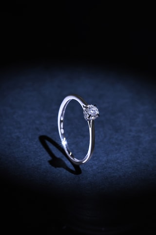 $Bague Amoureuse - Or blanc et diamants