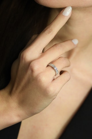 $Bague Amour éclatant - Or blanc et diamants 
