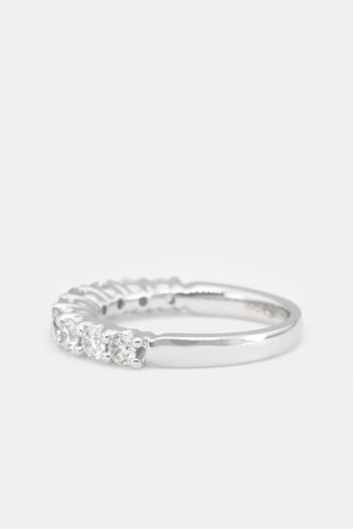 $Bague Alliance Only You - Or blanc et diamants