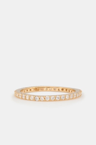 $Bague Tour Complet Lumineux - Or jaune et diamants