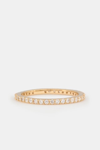 $Bague Tour Complet Lumineux - Or jaune et diamants